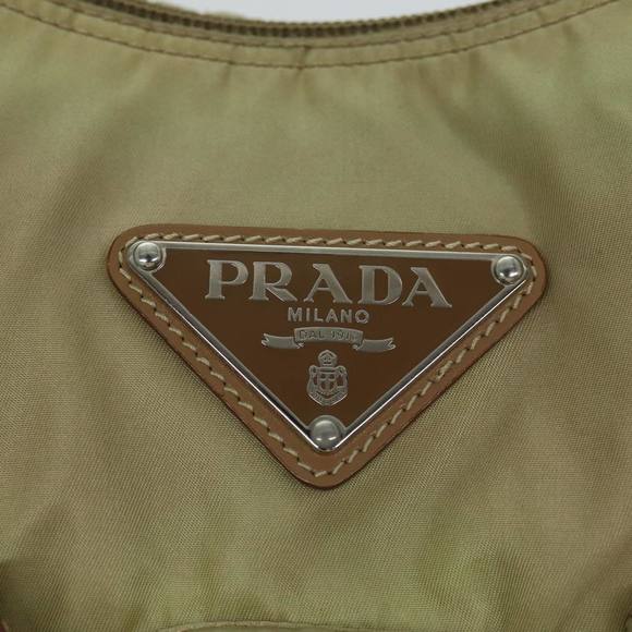 PRADA Shoulder Bag Nylon Beige Auth 79150 - Picture 14 of 16
